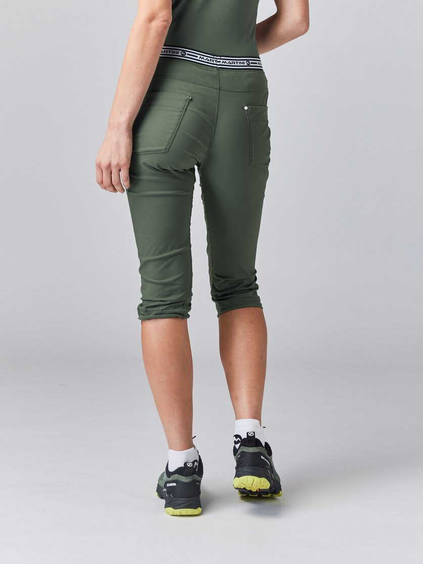 VIA Capri Pants W | Capri pant | Medium & mosstone